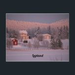 Postal Souvenir de Laponie<br><div class="desc">Sur les bords du lac d'Akaslompo.</div>