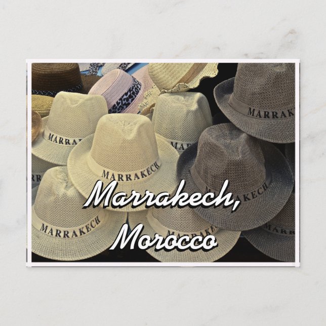 Postal Souvenir de Marrakech (Anverso)