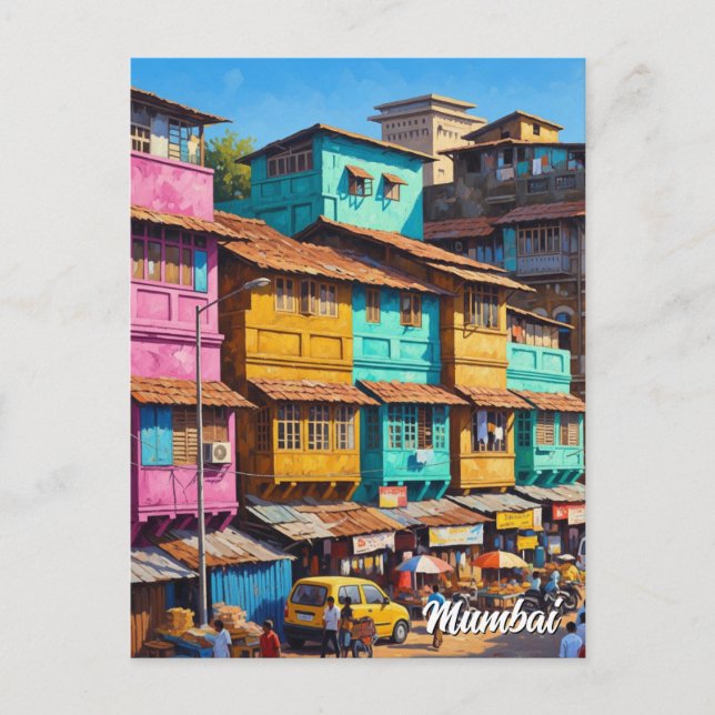 Postal Souvenir de Mumbai (Anverso)