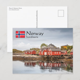 Postal Souvenir de Noruega