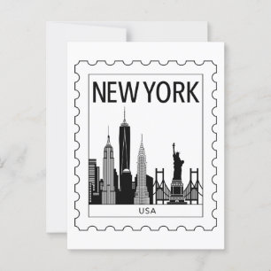 Postal souvenir de Nueva York