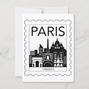 Postal souvenir de París