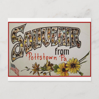 Postal souvenir de Pottstown Pennsylvania
