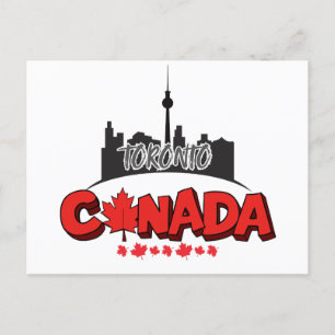Postal souvenir de Toronto Canadá