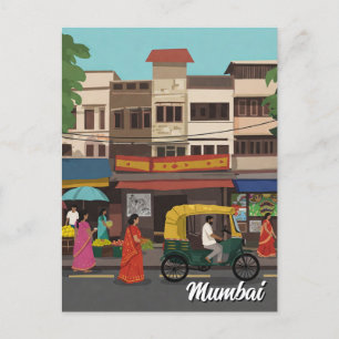 Postal Souvenir de viajes de Mumbai