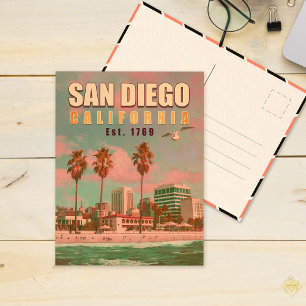 Postal Souvenirs de época de San Diego California de los