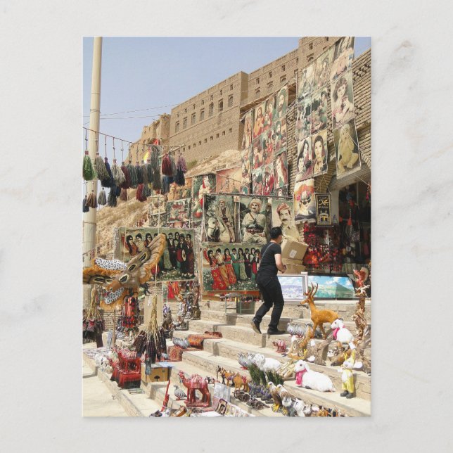 Postal Souvenirs En Erbil, Iraq (Anverso)