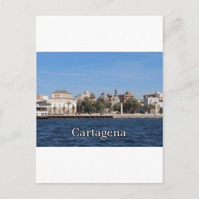 Postal souvenirs y regalos de Cartagena (Anverso)