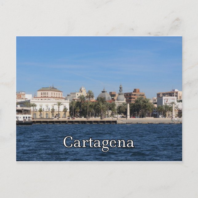 Postal souvenirs y regalos de Cartagena (Anverso)