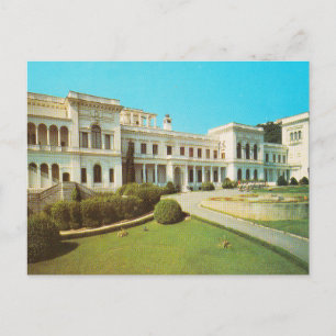Postal soviética Yalta. Palacio Grand Livadia
