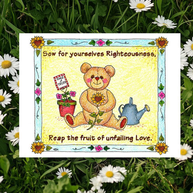 Postal Sow Righness Postcard cristiano Inspirador (Subido por el creador)