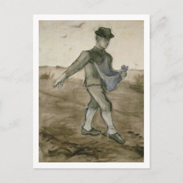 Postal Sower, Vincent van Gogh Bella Artes (Anverso)