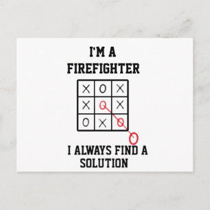 Postal Soy bombero, siempre encuentro una solución Tarjet