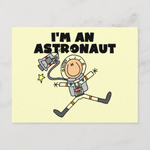 Postal Soy camisetas y regalos de astronauta