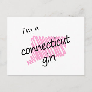 Postal Soy Chica de Connecticut