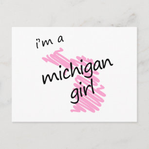 Postal Soy Chica de Michigan