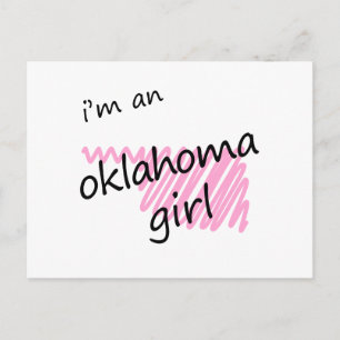Postal Soy Chica de Oklahoma
