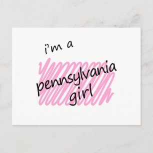 Postal Soy Chica de Pennsylvania