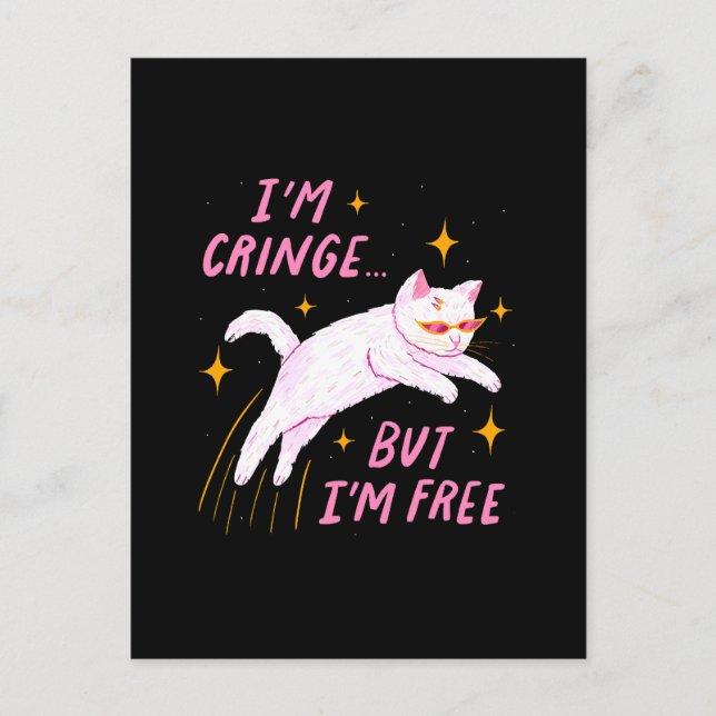 Postal Soy Cringe, Pero Soy Libre (Anverso)