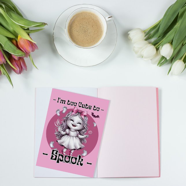 Postal "Soy demasiado lindo para hablar", Feliz Fantasma  (Subido por el creador)