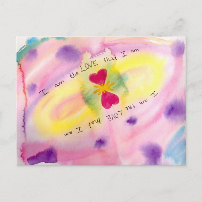 Postal Soy El Amor Que Soy Postcard (Anverso)