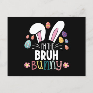 Postal Soy el Bruh Bunny Easter Matching