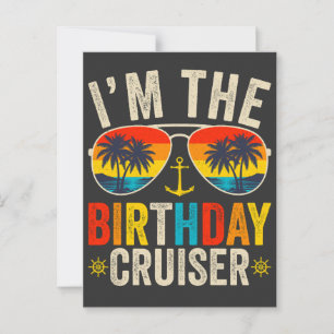 Postal Soy el crucero de cumpleaños Vacaciones