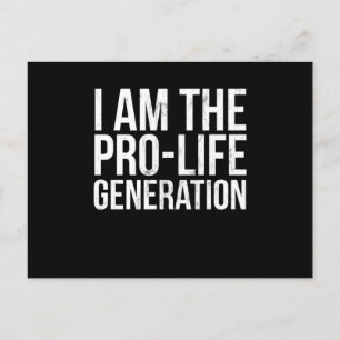 Postal Soy El Estudiante Pro Life Generation Print Pro Li