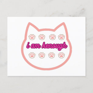 Postal Soy el gato ksuficiente t-shert