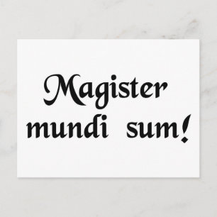 Postal ¡Soy el maestro del universo!