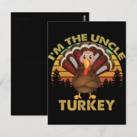 Soy El Pavo Tío Familia Pareo De Acción De Gracias