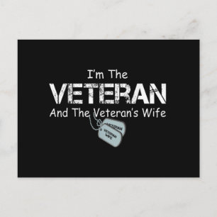 Postal Soy El Veterano y La Esposa Del Veterano Veteranos
