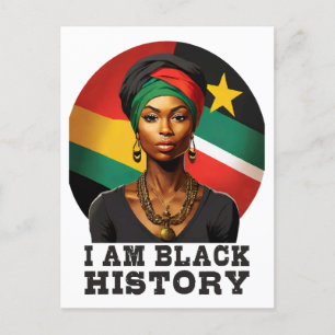 Postal Soy historia negra