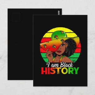 Postal Soy Historia Negra África América
