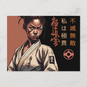 Postal Soy Kyokushin - Inquebrantable, imparable, Karate