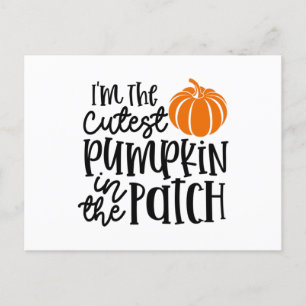 Postal Soy la calabaza más guapa del parche