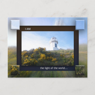 Postal Soy la luz del mundo