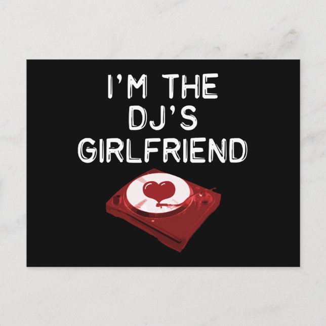 Postal Soy la novia del DJ (Anverso)