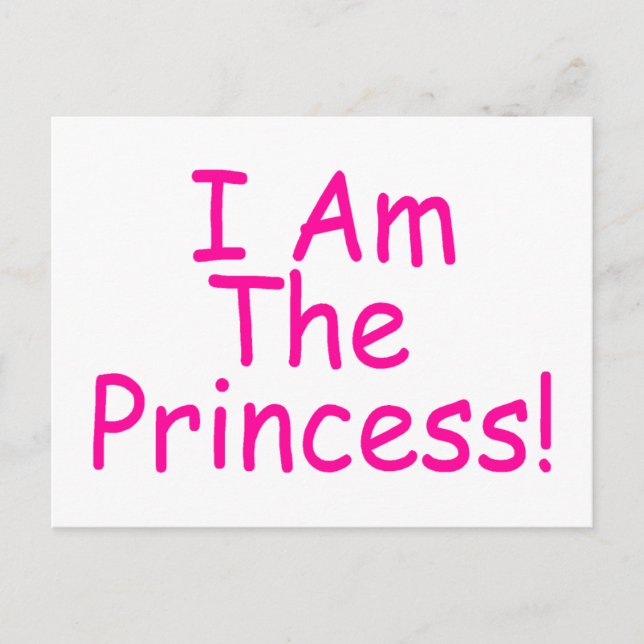 Postal Soy La Princesa (Anverso)
