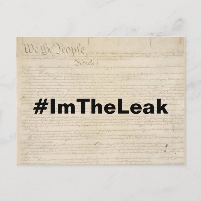 Postal Soy la resistencia a la filtración (Anverso)