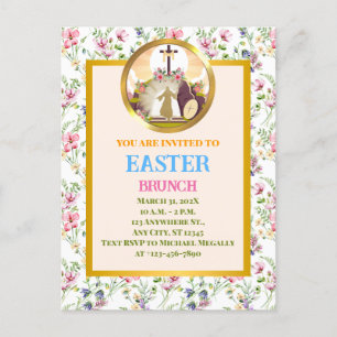 Postal Soy la resurrección y la vida