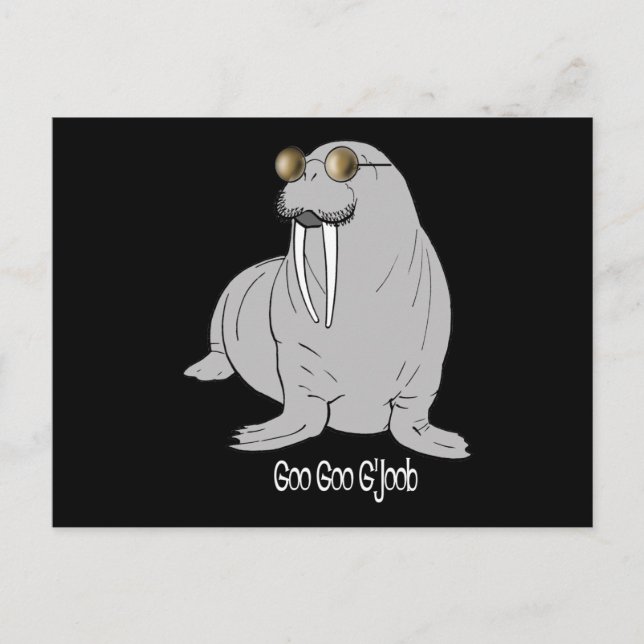 Postal Soy la Walrus (Anverso)