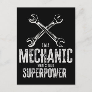 Postal Soy mecánico, ¿cuál es tu superpotencia?