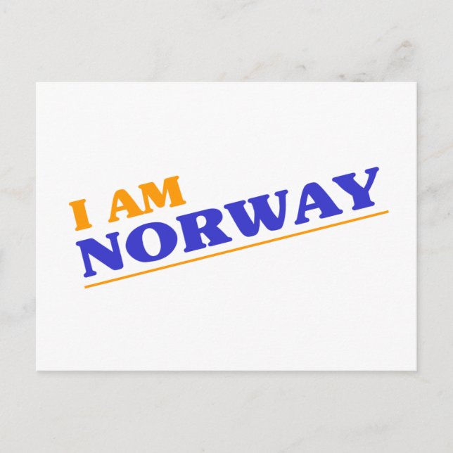 Postal Soy Noruega (Anverso)