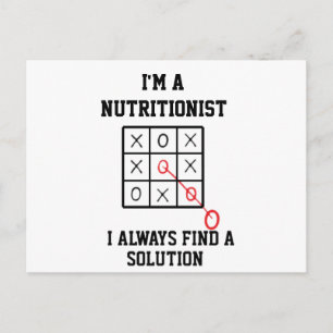 Postal Soy nutricionista, siempre encuentro una solución 