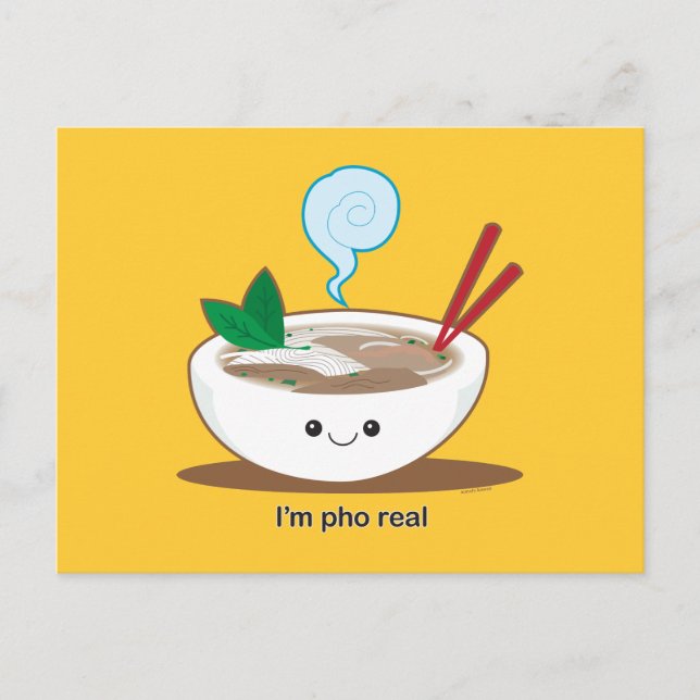 Postal Soy Pho real (Anverso)