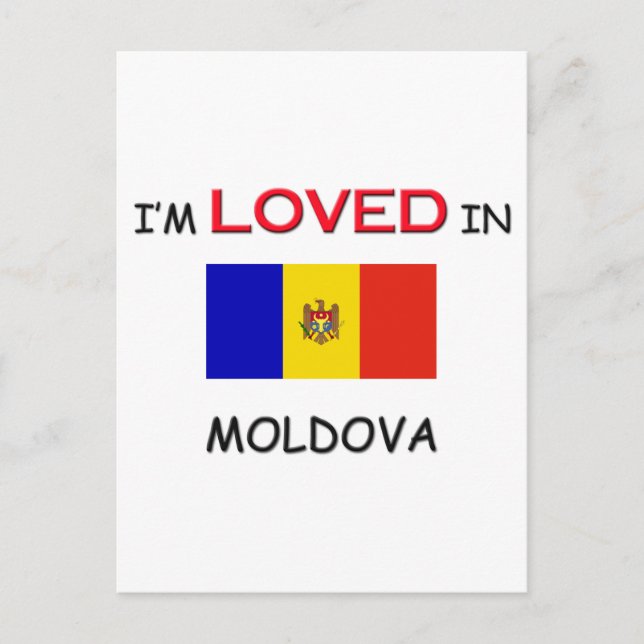 Postal Soy querido en MOLDOVA (Anverso)