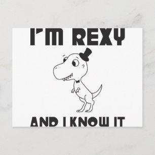 Postal Soy Rexy y lo sé