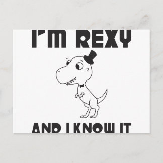 Postal Soy Rexy y lo sé