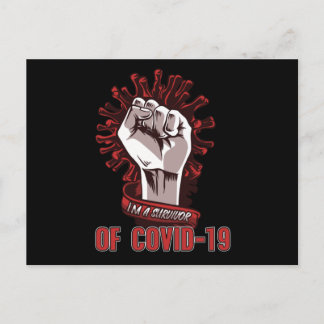 Postal Soy Sobreviviente De Corona